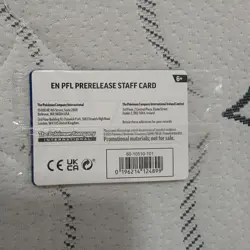 Phantasmal Flames Sealed Staff Prerelease Promo Pokemon 4 Cards NM - Image 3