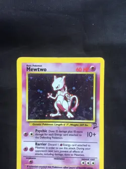 Pokemon Cards: Base Set 2 Rare Holo: Mewtwo 10/130 - Image 2