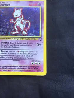 Pokemon Cards: Base Set 2 Rare Holo: Mewtwo 10/130 - Image 5