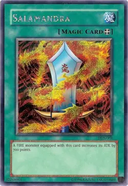 Yugioh! Salamandra Magic Card DDS-006 Prismatic Secret Unlimited - Image 1