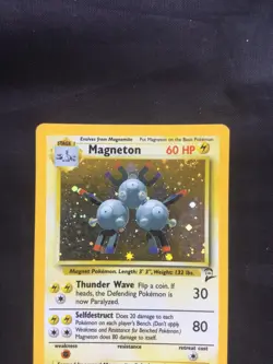 Pokemon Cards: Base Set 2 Rare Holo: Magneton 9/130 - Image 2