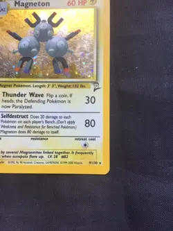 Pokemon Cards: Base Set 2 Rare Holo: Magneton 9/130 - Image 5