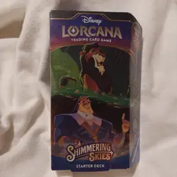 DISNEY LORCANA SHIMMERING SKIES TRADING CARD GAME STARTER PACK NEW SEALED BOX - Image 1