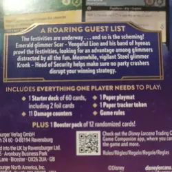 DISNEY LORCANA SHIMMERING SKIES TRADING CARD GAME STARTER PACK NEW SEALED BOX - Image 4