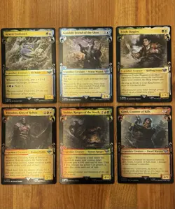 MTG LotR Cards NM Foil Showcase Scrolls Lot, Lord of the Rings LTR, Collector - Image 1
