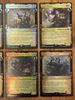 MTG LotR Cards NM Foil Showcase Scrolls Lot, Lord of the Rings LTR, Collector - Image 3