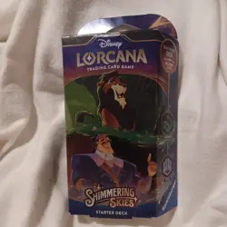 DISNEY LORCANA SHIMMERING SKIES TRADING CARD GAME STARTER PACK NEW SEALED BOX - Image 2