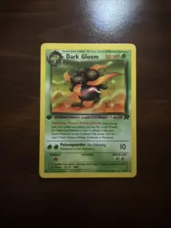 Dark Gloom 1st Edition - Team Rocket 36/82 - WOTC Pokemon Card 2000 - Image 1