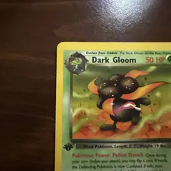 Dark Gloom 1st Edition - Team Rocket 36/82 - WOTC Pokemon Card 2000 - Image 2
