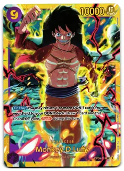 Monkey.D.Luffy OP09-119 - SEC One Piece TCG Emperors In The New World - NM Card - Image 1