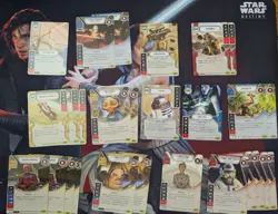 Star Wars Destiny Rare Lot - Spirit of Rebellion - 27 cards and dice - Image 1