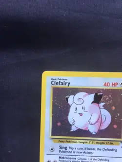 Pokemon Cards: Base Set 2 Rare Holo: Clefairy 6/130 - Image 3