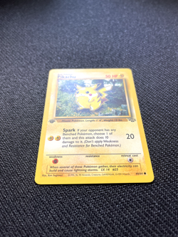 Pokemon Pikachu 1st Edition Jungle Non-Holo Card #60/64 HP - Image 2