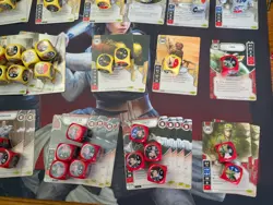 Star Wars Destiny Rare Lot - Empire at War - 89 cards and dice - Image 4