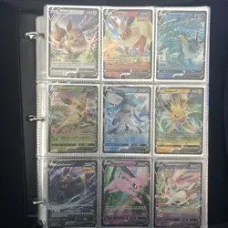Eevee Evolutions V Promo Complete SWSH Promo 9 Card Set Eeveelutions Pokemon NM - Image 1