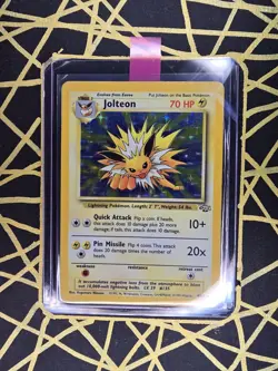 🔥 Jolteon 4/64 🔥 Original Holo Rare Jungle Set Pokemon Card WOTC TCG 1999 - Image 2