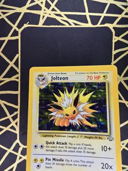 🔥 Jolteon 4/64 🔥 Original Holo Rare Jungle Set Pokemon Card WOTC TCG 1999 - Image 4
