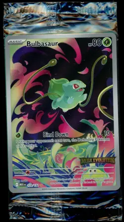 Bulbasaur 133/132 Pokemon TCG Mega Evolutions Stamped Promo Card NM SEALED - Image 1