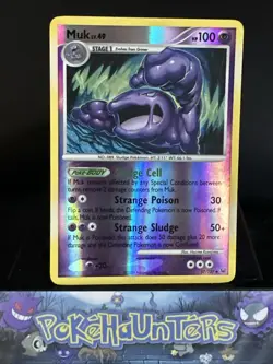 Pokemon Card Muk 57/127 Platinum Arceus Reverse Holo Rare L/P - Image 1