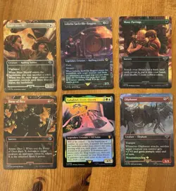 MTG LotR NM Foil Cards Lot, Mythic, Promo, Prerelease, Borderless, Lord Rings - Image 1