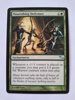 FLOURISHING DEFENSES Shadowmoor MTG Magic the Gathering Cards DJMagic - Image 1