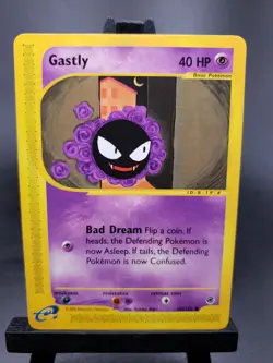 Gastly 109/165 Common Expedition Base Set Pokemon Card 2002 WOTC E Reader NM LP - Image 1