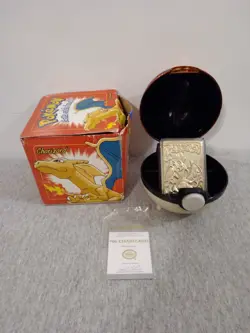 POKEMON LIMITED EDITION 23K GOLD TRADING CARD - CHARIZARD - Image 1