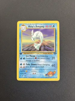 Pokemon Card 1st Edition Gym Challenge Misty's Dewgong 54/132 WOTC - Image 1
