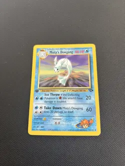 Pokemon Card 1st Edition Gym Challenge Misty's Dewgong 54/132 WOTC - Image 3