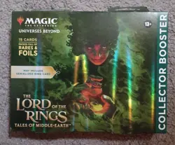 Lord of the Rings Magic the Gathering collector booster 15 cards LOTR MTG 2023 - Image 1
