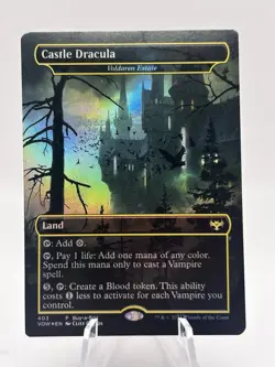 Castle Dracula 403 Foil Buy-A-Box Promo Crimson Vow VOW MTG NM - Image 1