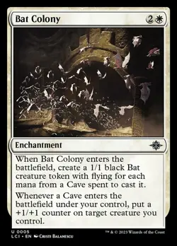4x Bat Colony MTG The Lost Caverns of Ixalan NM Magic Regular - Image 1