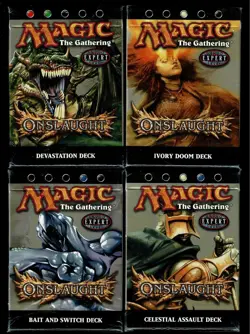 MTG ONSLAUGHT DEVASTATION THEME DECK MINT FACTORY SEALED SHIPPING - Image 2