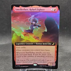 Smellerbee, Rebel Fighter Extended Art Foil Avatar The Last Airbender MTG TLE - Image 1