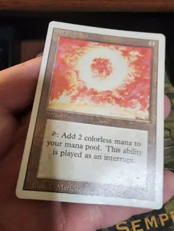Revised 3rd Edition MTG 1 Sol Ring Magic - Image 1