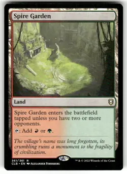 MTG - Spire Garden - CLB 361/361 - Battle for Baldur's Gate - Rare - Magic - Image 1