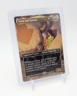 MTG - Aang and Katara - Borderless Rare #69 - Avatar: The Last Airbender NM - Image 1