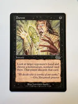 Duress - MTG Urza's Saga - LP - Image 1
