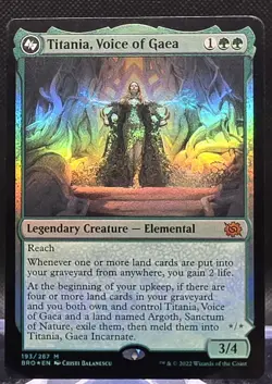 Titania, Voice of Gaea #193 The Brothers' War Foil Mythic - Image 1