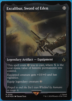 Excalibur, Sword of Eden (ETCHED) FOIL Assassin's Creed NM (507128) ABUGames - Image 1