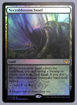 Necroblossom Snarl - Foil - 269 - Strixhaven: School of Mages (STX) MTG - Image 1
