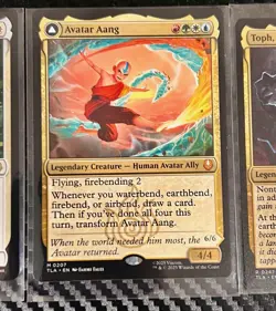 Avatar Aang, Momo, Toph. Sokka - Avatar - TLA MTG - Image 3
