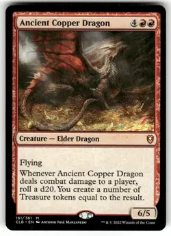 1 x Ancient Copper Dragon - Commander Legends: Battle for Baldur's Gate - NM-Min - Image 1