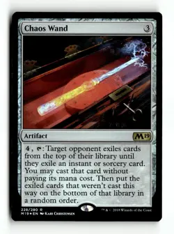 MTG | Chaos Wand | Prerelease | Foil | Moderately Played | English - Image 1