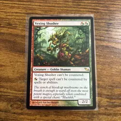 Magic the Gathering Vexing Shusher Shadowmoor Card 222/301 2008 Edition - Image 1