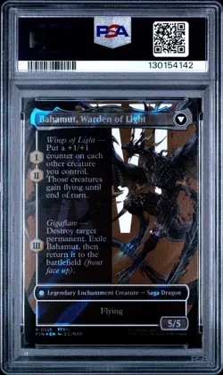 Dion Bahamut Dominant 2025 MTG Final Fantasy #0521 Surge Foil PSA 10 - Image 2