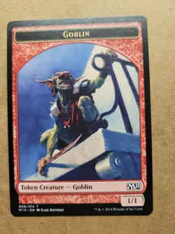 MTG Magic Token Goblin (8/14) Core Set 2015 Red LP/NM HUGE BULK DISCOUNTS! - Image 1