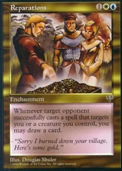 1x Reparations Moderate Play MTG Magic - Kid Icarus - - Image 1