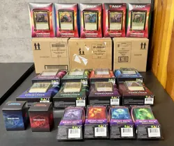 MTG LOT COMMANDER LEGENDS 2018 2019 IKORIA BRAWL 19 DECKS SETS MAGIC GATHERING - Image 1