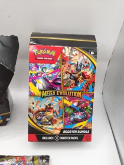 Mega Evolution Booster Bundle Includes 6 Booster Pack Pokemon TCG Box See Desc - Image 2